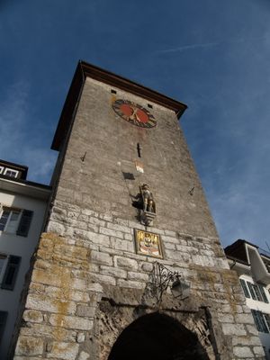 Bernertor Solothurn City medieval entrance gate