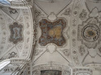 Jesuitenkirche - ceiling - detail HDR