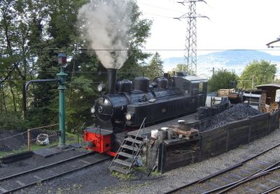Museum Railway Blonay Chamby - coaling and watering