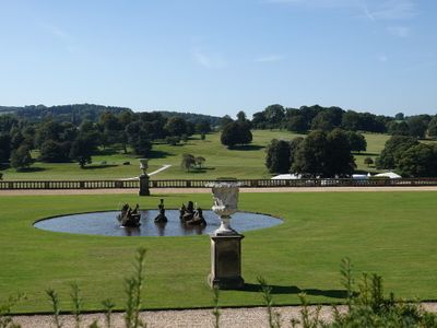 Capability Brown landscaping at Chatsworth House