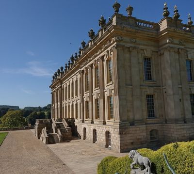 Chatsworth House - faade facing the gardens