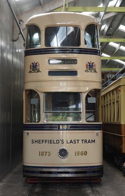 Sheffield's last tram - taken out of circulation in 1960