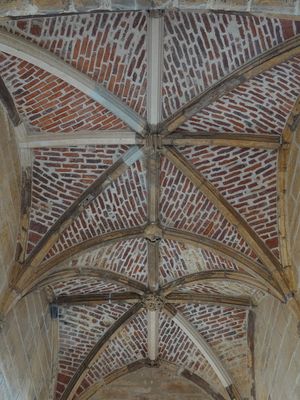 Medieval vaulted ceiling
