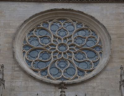 Cathdrale St Jean-Baptiste - Rose window