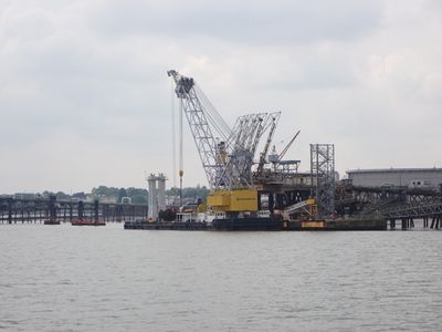 Seacombe shipyards - where in 1874 the Sunbeam was launched