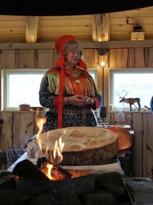 Inside a Sami summer home