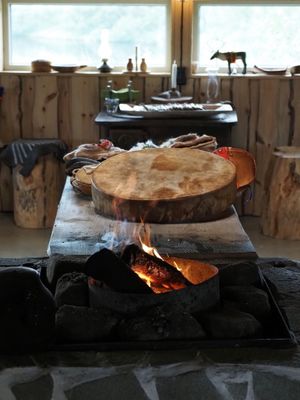 Inside a Sami summer home