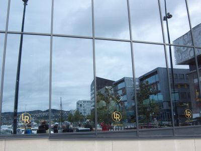 Trondheim harbour reflections