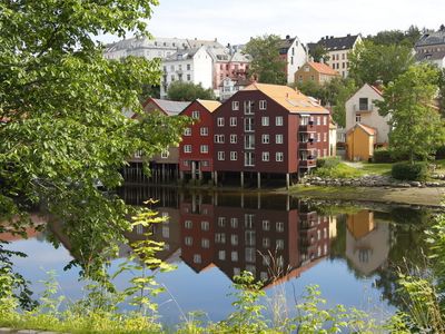 Reflections of former warehouses