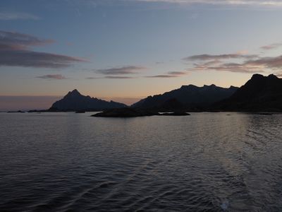 Leaving Svolvr harbour