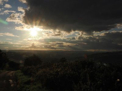 Sunset over the moors