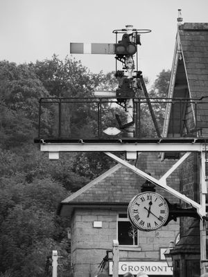 Grosmont station BW
