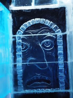 Magic Ice - figure at the window