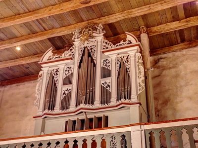 Trondenes medieval church - organ HDR