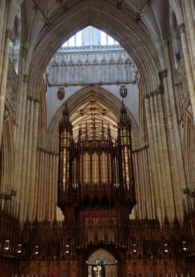 York Minster - organ and choir