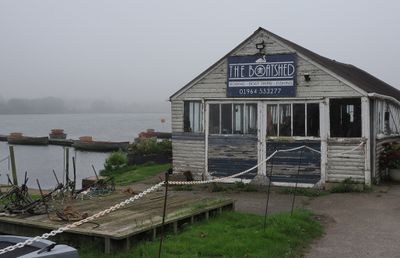 Hornsea Mere - the Boatshed