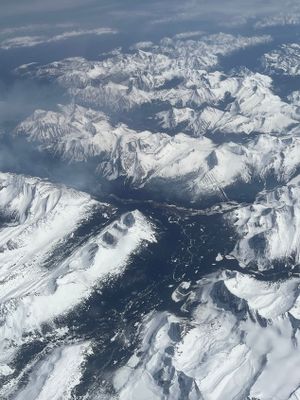 Greenland from the plane
