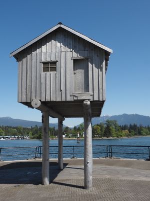 Along the shoreline towards Stanley Park