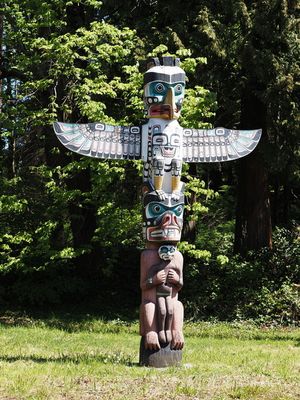 Vancouver Stanley Park - totem poles