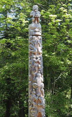 Vancouver Stanley Park - totem poles