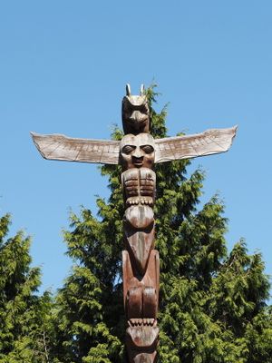 Vancouver Stanley Park - totem poles