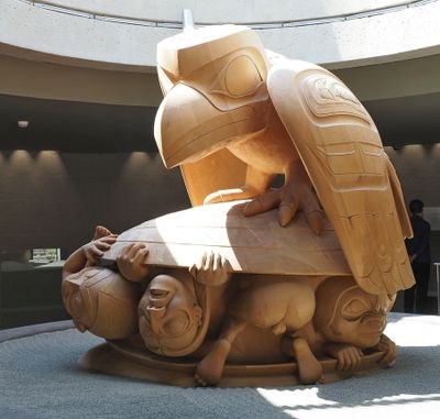 Museum of Anthropology - UBC - The Raven and the First Men