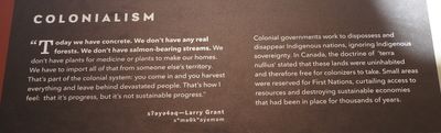 Museum of Anthropology - UBC - colonialism explained