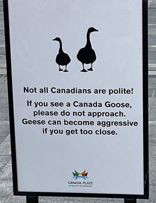 Vancouver - warning