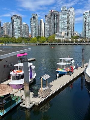 Vancouver - Taxi boats on Granville Island