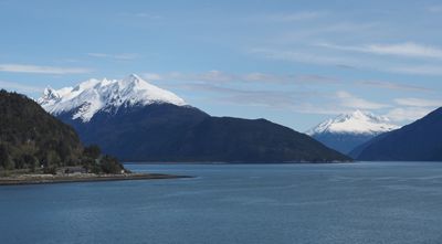 Serene seas as we arrive in Haines