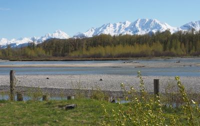 Along the Chilkat river from Klukwan