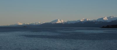 Sailing along Lynn Canal from Haines towards Sitka