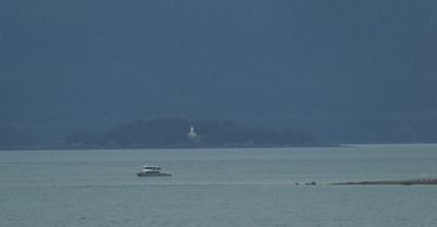 Sentinel Island lighthouse