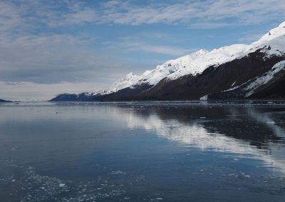 College Fjord - with a bright sun