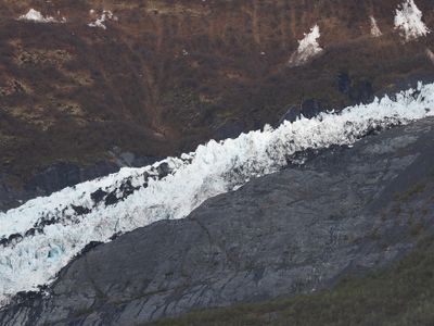College Fjord - tidal glacier - detail