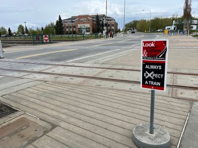 Anchorage - Alaska Railroad - except there were no trains