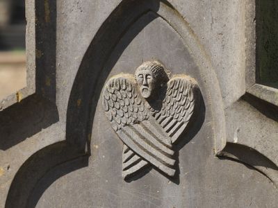 Reinterpretation of the American Eagle on a monument commemorating the sacrifices of World War II