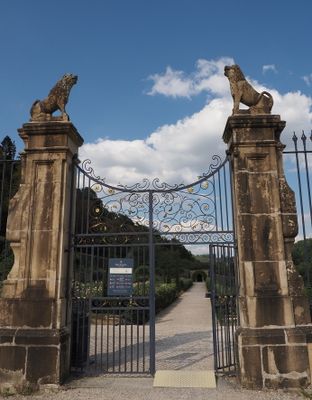 Entrance to the gardens