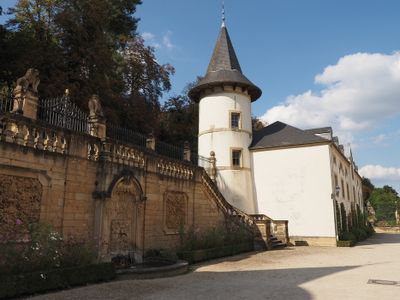Later additions on the grounds of Ansembourg Castle