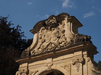 Castle main gate - coat of arms