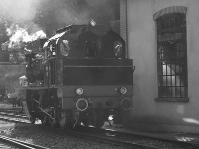 Manoeuvring the locos BW