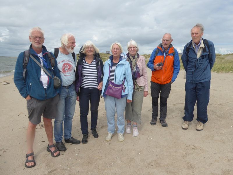 Op het strand Markerwadden
