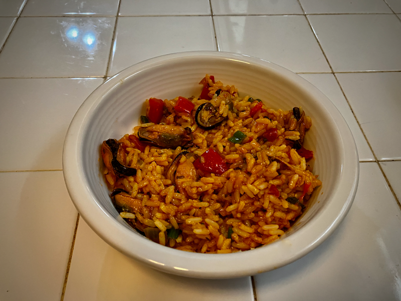 Spanish Rice & Mussels