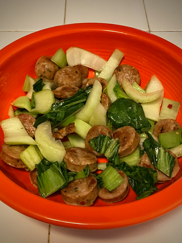 Sausage & Bok Choy