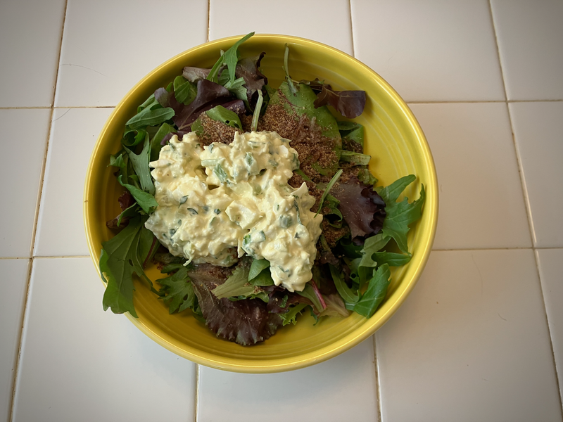 Egg Salad and Herbs Salad