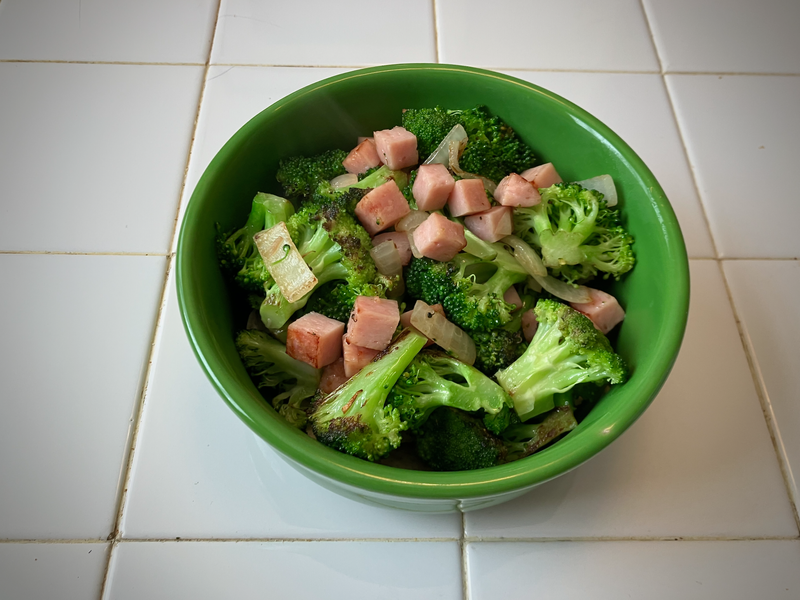 Broccoli and SPAM Stir-fry
