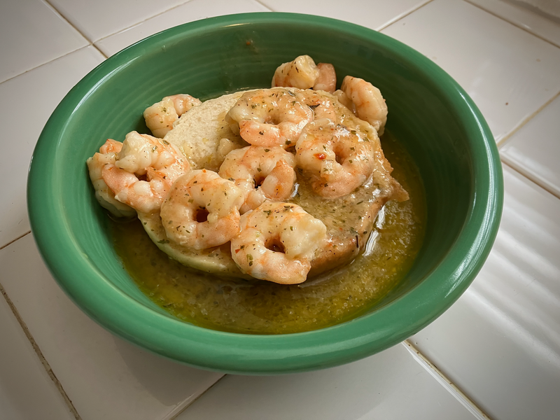 Shrimp on a Bagel