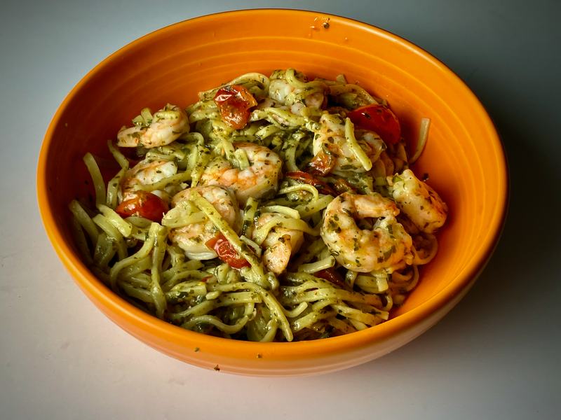 Linguine with Shrimp Scampi