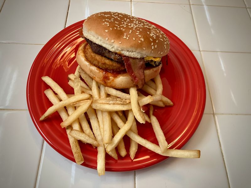Cheeseburger and Fries