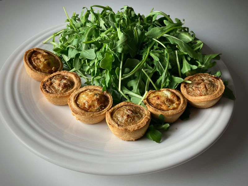 Mini Quiches & Arugula